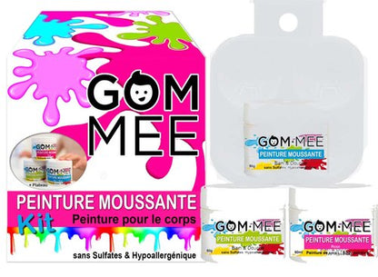 GOM-MEE - Boîte cadeau Peinture moussante (60g x 3)