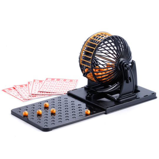 Kit Bingo Complet Avec Cage – 12 Cartes Et 90 Boules Numérotées – Jeu Familial Pour Enfants Et Adultes – Soirée Jeux Garantie