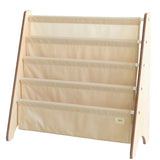 3 Sprouts - Porte-livres pour enfants en tissu recyclé - Beige