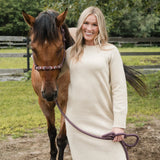Rose Maternité - Robe pull en lainage Jade - Amande