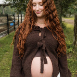 Rose Maternité - Cardigan Denise - Brun espresso