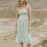 Rose Maternité - Robe Malibu - Vert Jade