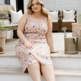 Rose Maternité - Robe Malibu - Fleurs sauvages