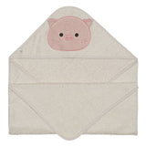 Perlimpinpin - Serviette à capuchon - Cochon