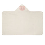 Perlimpinpin - Serviette à capuchon ENFANT - Cochon