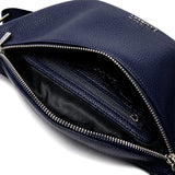 Lambert - Le Sarah - Sac banane en cuir vegan - Marine
