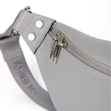Lambert - Le Sarah - Sac banane en cuir vegan - Storm