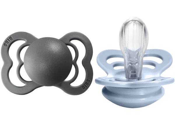 BIBS - Pack of 2 Supreme Silicone Pacifiers