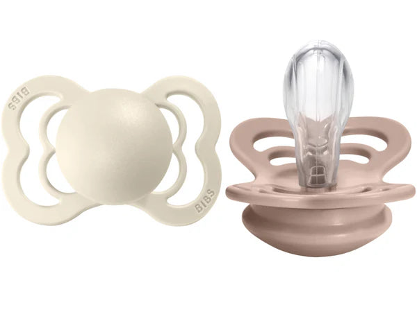 BIBS - Pack of 2 Supreme Silicone Pacifiers