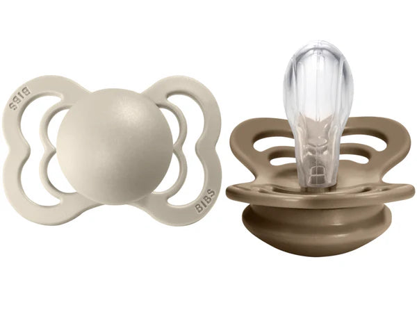 BIBS - Pack of 2 Supreme Silicone Pacifiers