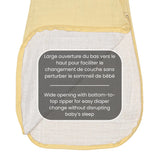 Perlimpinpin - Sac de nuit Mousseline Coton - Uni - Citron