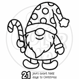 Oh Color Me - Mini livre de coloriage de L'Avent - Le décompte de Noël
