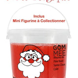 GOM-MEE - Seau de slime moussante - Rhume de Père-Noël et figurine