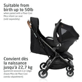 Maxi-Cosi - Compact and Lightweight Travel Stroller - Eva - Black