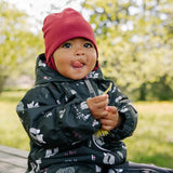 Perlimpinpin - Tuque à oreilles mi-saison - Framboise