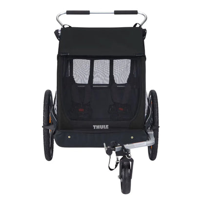 Thule -  Double chariot - Coaster XT - Noir