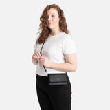 Lambert - The Tina - Wallet with vegan leather strap - Black