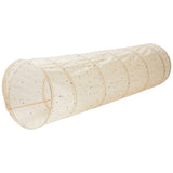 3 Sprouts - Tunnel de jeu pour enfants en tissu recyclé - Terrazo/Beige