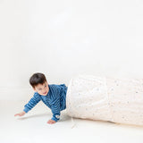 3 Sprouts - Tunnel de jeu pour enfants en tissu recyclé - Terrazo/Beige