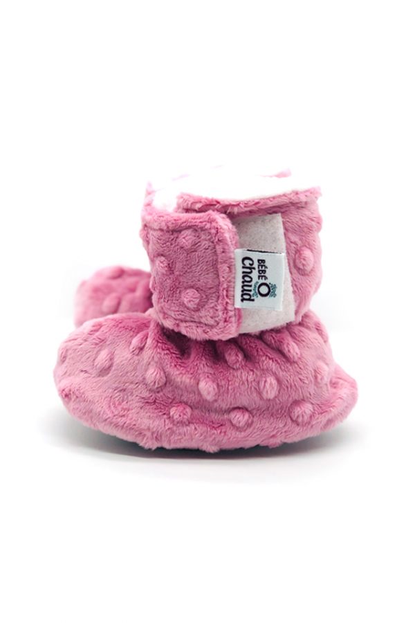 Velcro slippers - Dusty pink