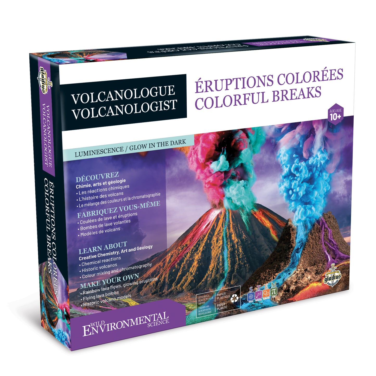 Volcanologue  - Éruptions colorées