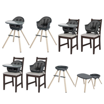 Chaise haute Moa - Graphite