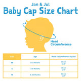 Jan & Jul - Casquette souple pour bébé - Rose Pâle