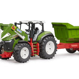 Bruder - Roadmax Tracteur avec chargeur avant et remorque basculante