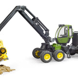 Bruder - Abatteuse John Deere 1270G avec 1 tronc d'arbre