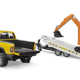 Bruder - RAM Rental Service avec mini pelleteuse