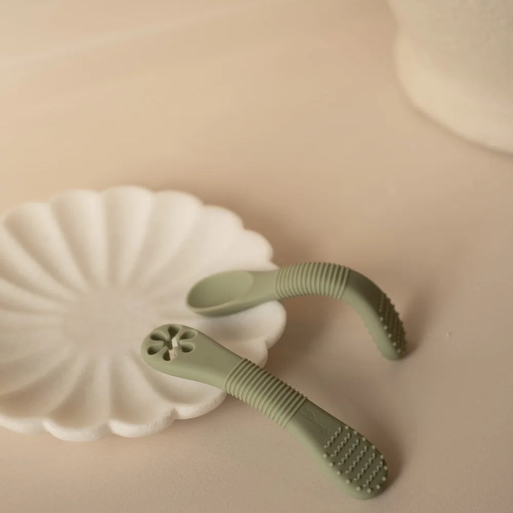 Micasso & Co. -  Cuillères d'apprentissage 2.0 en silicone