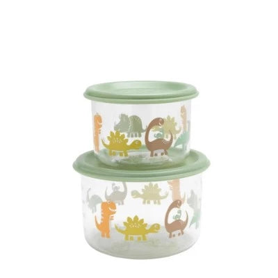 Set of 2 small containers - Dinosaurs