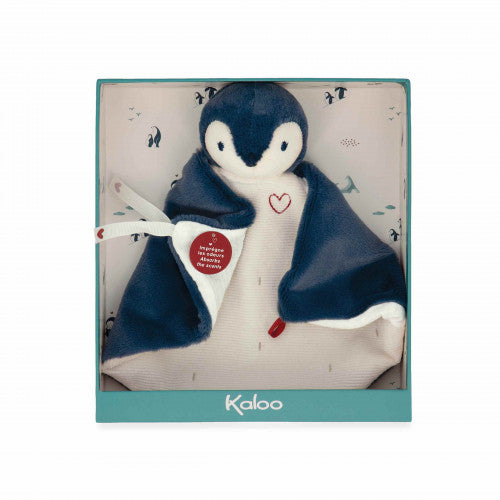 Kaloo - Puppet comforter - Blue Penguin