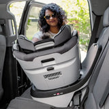 Evenflo - Siège d’Auto 2-en-1 Rotatif Slim Revolve 360 GOLD avec SensorSafe - Gris Perle