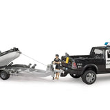 Bruder - Camion Ram 2500 avec remorque et bateau