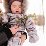 Perlimpinpin - Habit de neige 1 pièce pour bébé -  Feuilles