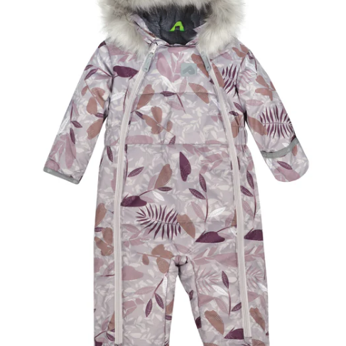 Perlimpinpin - Habit de neige 1 pièce pour bébé -  Feuilles