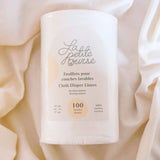 La Petite Ourse - Bambou - Feuillets de fond de couche (100 feuilles)