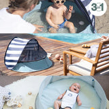 Babymoov - Aquani - Tente anti-UV 3-en-1 - Marine