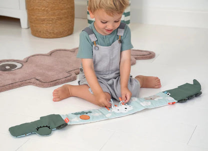 Livre pliable - Croco vert