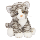 Ganz - Peluche - Grey Tabby Cat 12"