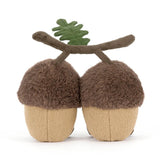 Jellycat - Peluche - Duo de glands Ort & Tum amuseables