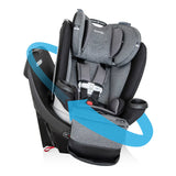 Evenflo - Siège d'auto 3-en-1 rotatif  - Gold Revolve 360 Extend avec SensorSafe - Onyx Noir