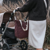 Dans le Sac - Mama Diaper Bag - Plum