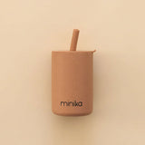 Minika - Verre avec paille et couvercle