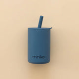 Minika - Verre avec paille et couvercle