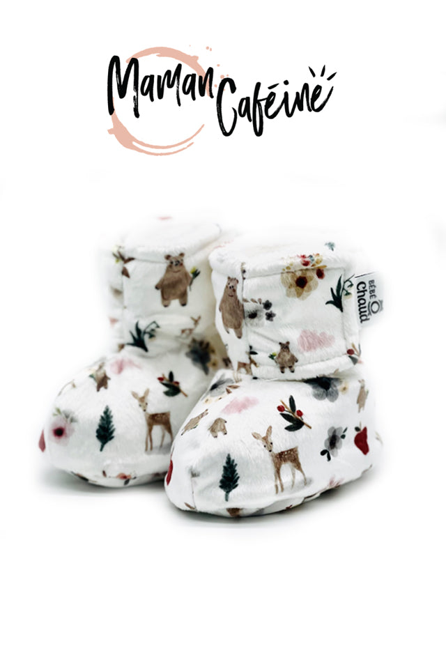 Pantoufles à velcro - Orléans (Maman Caféine)
