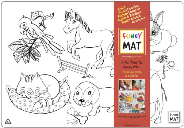 Funny Mat - Napperon à colorier - Transparent