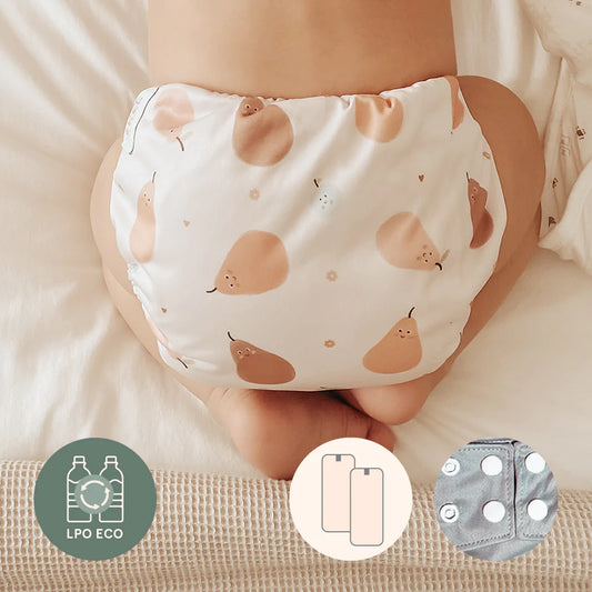 La Petite Ourse - Washable pocket diaper - Snap button - LPO ECO