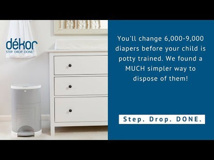 Dekor - Poubelle à couche Plus